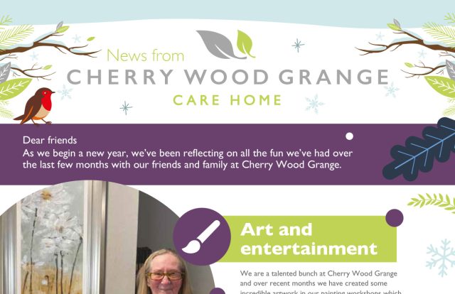 Winter news from Cherry Wood Grange care home
